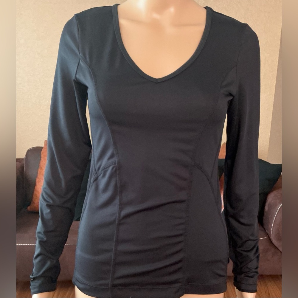 KYODAN Women's Black Long Sleeve Top - Size Small